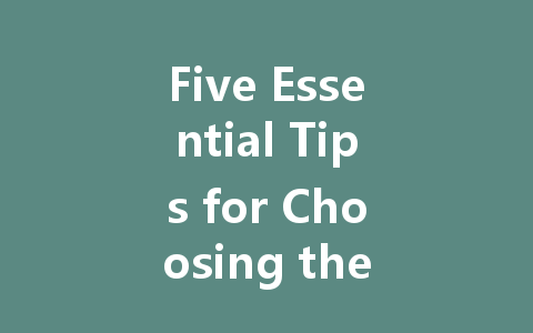 Five Essential Tips for Choosing the Right LED Screen for Your Needs